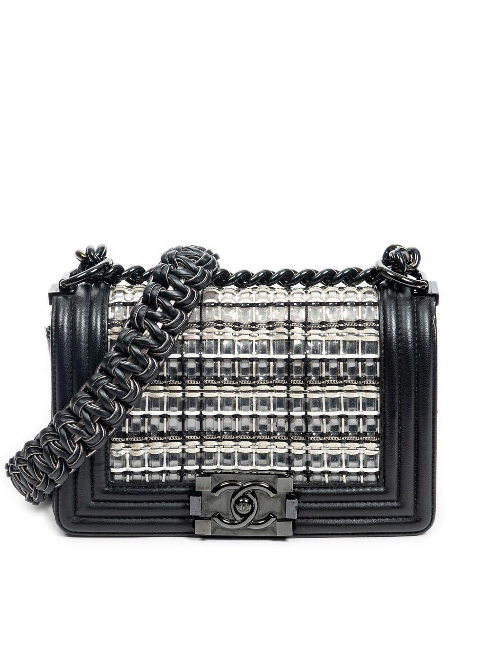 Chanel Boy Flap Bag Woven Pvc With #338074C30B